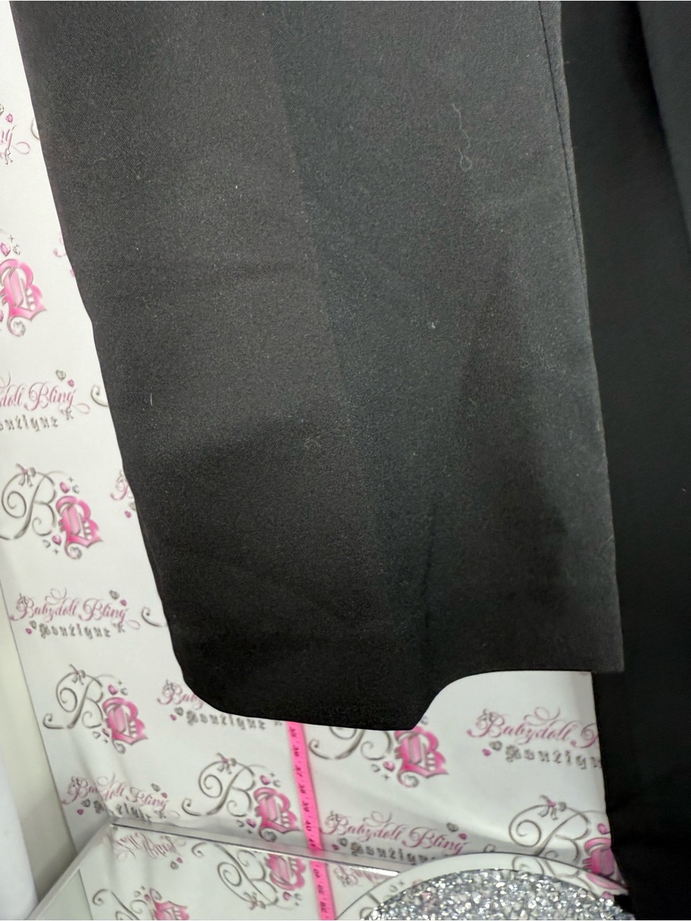 Suzy Shier pants buttons Black Dress Pants flare leg brand new with tags classic - Picture 6 of 15